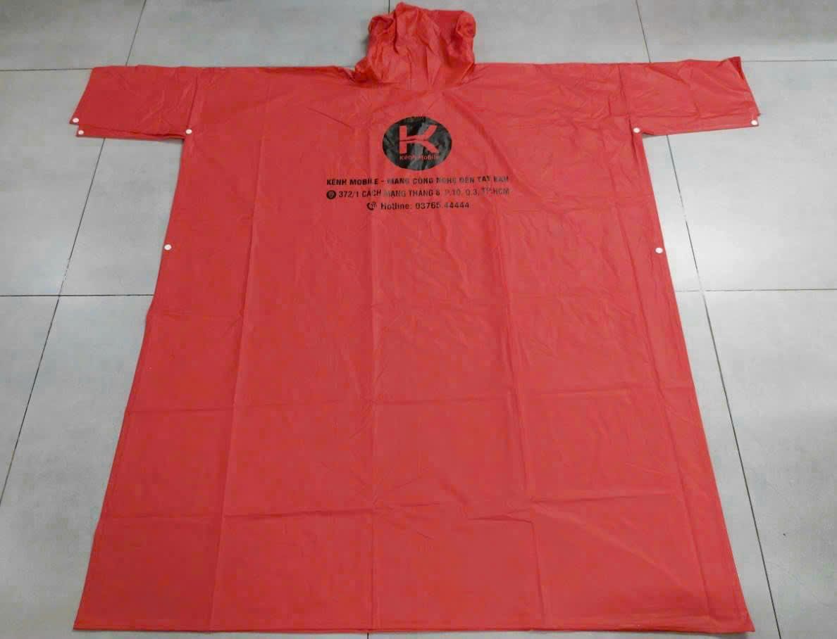 ÁO MƯA CÁNH DƠI IN LOGO