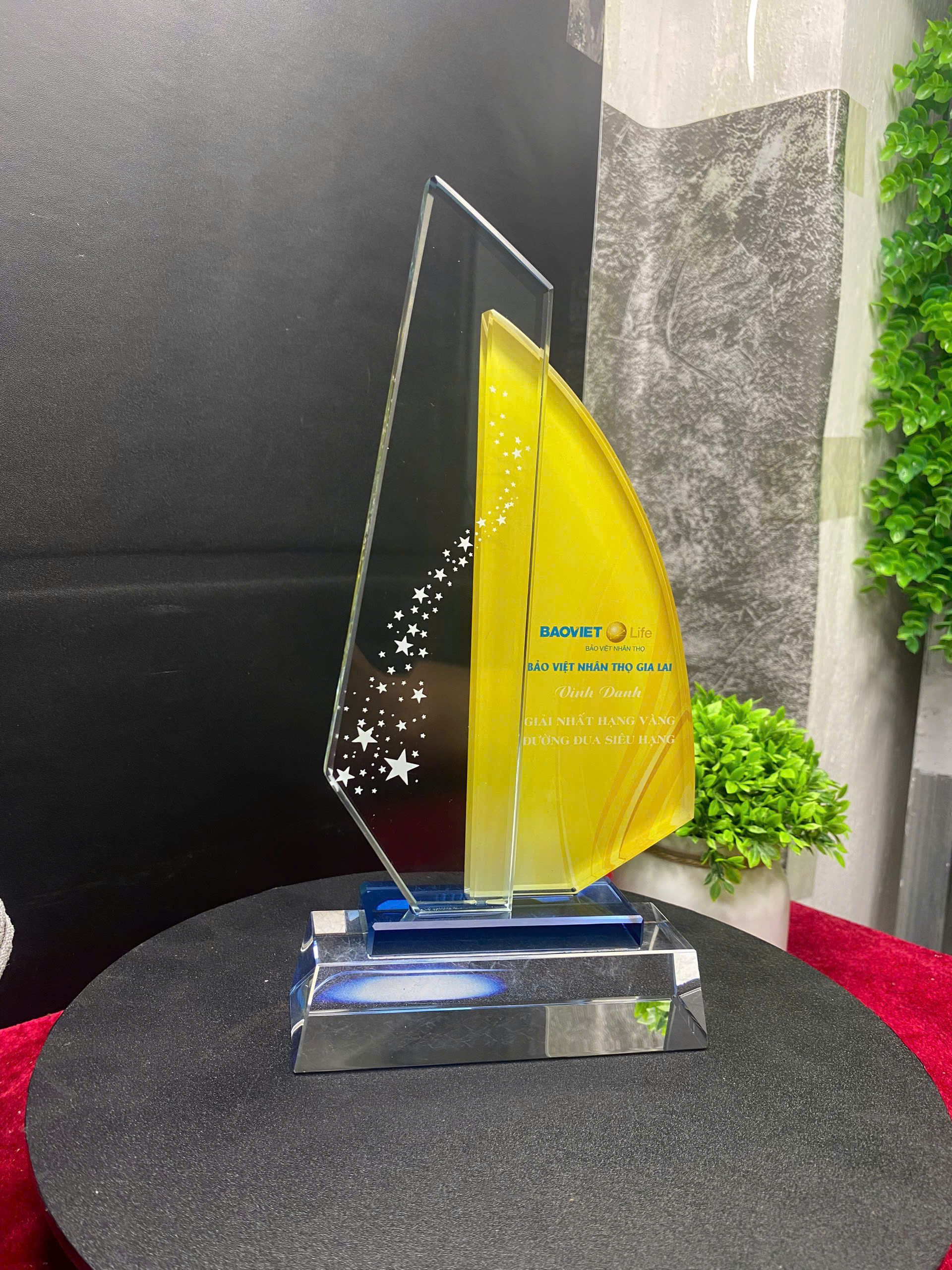 Quà tặng kỷ niệm chương, cúp pha lê