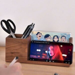 gia de dien thoai de ban kem hop cam but go